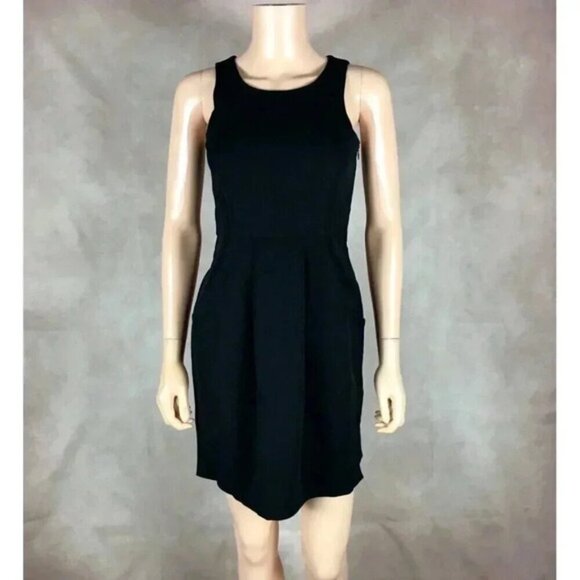 THEORY Black Sleeveless Dress with Pockets Size 0 - Picture 9 of 11